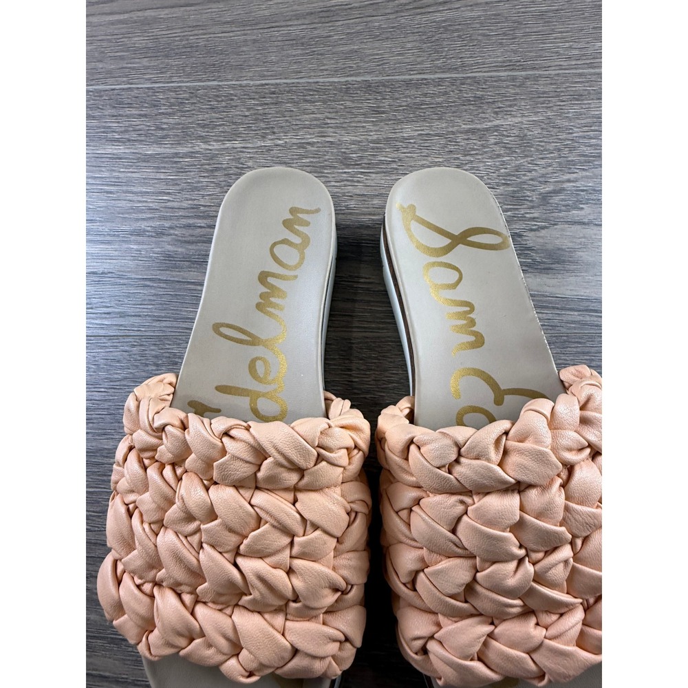 Sam Edelman Peach Braided Slide Sandal - Picture 11 of 13